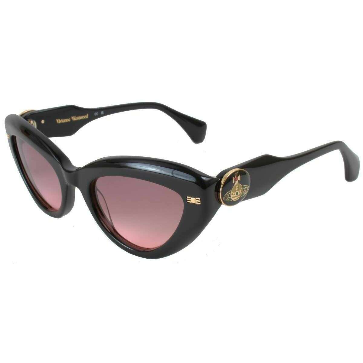 Womens Vivienne Westwood Gloss Black Artemisia Sunglasses – KJ Beckett