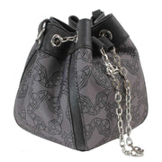 Vivienne Westwood Chrissy Re Jacquard Orborama Small Bucket Bag - Black/Grey