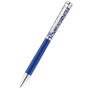 Waldmann Pens Xetra Vienna Special Edition Ballpoint Pen - Blue/Silver