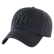 47 Brand Clean Up MLB New York Yankees Cap - Black/Black