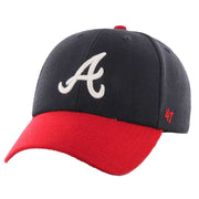 47 Brand MVP MLB Atlanta Braves Cap - Navy/Red