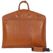 Ashwood Leather Folding Suit Carrier - Tan