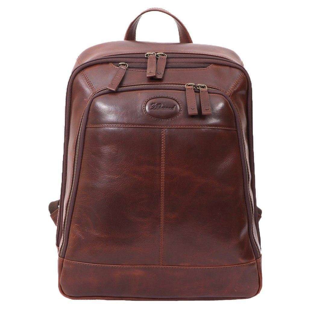 Ashwood Brown Genuine Leather Backpack