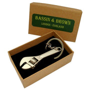Bassin and Brown Wrench Keyring - Matte Silver