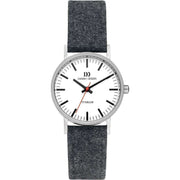 Danish Design Rhine Vegan Watch - Dark Grey/White
