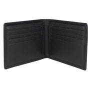 David Aster RFID Lined Billfold Wallet - Black