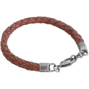David Van Hagen Leather Bracelet - Brown