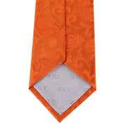 David Van Hagen Paisley Tie - Orange
