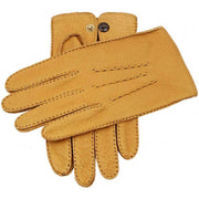 Dents Clifton Unlined Peccary Leather Gloves - Cork