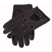 Dents Deerskin Leather Driving Gloves - Black
