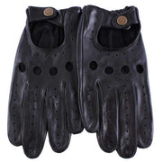 Dents Delta Leather Driving Gloves - Black