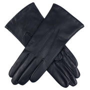 Dents Isabelle Cashmere Lined Hairsheep Leather Gloves - Navy
