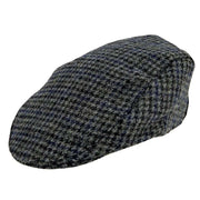 Dents Shearwater Abraham Moon Dogtooth Flat Cap - Graphite Grey