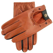 Dents The Suited Racer Griffin Two Colour Driving Gloves - Highway Tan/Black
