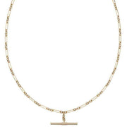 Elements Gold T Bar Chain Necklace - Yellow Gold