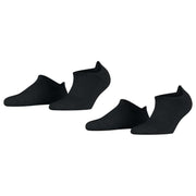 Esprit Active Basic 2 Pack Sneaker Socks - Black
