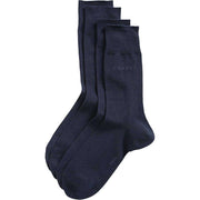 Esprit Basic Soft Cuff 2 Pack Socks - Marine Navy