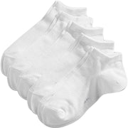 Esprit Solid Block Colour Sneaker 5 Pack Socks - White