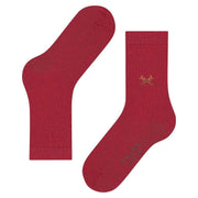 Falke Cosy Wool Rudolph Socks - Scarlet Red