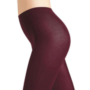 Falke Cotton Touch Tights - Barolo Red
