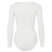 Falke Fine Cotton Long Sleeved Bodysuit - Ivory