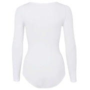 Falke Fine Cotton Long Sleeved Bodysuit - White