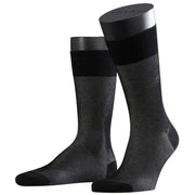 Falke Fine Shadow Socks - Black/Grey