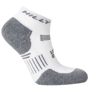 Hilly Supreme Quarter Max Socks - White/Grey Marl