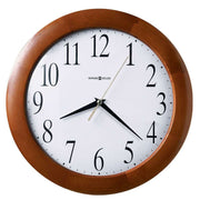 Howard Miller Corporate Wall Clock - Cherry Wood Brown