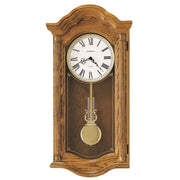 Howard Miller Lambourn II Wall Clock - Golden Oak Brown