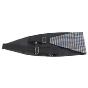 Knightsbridge Neckwear Bow Tie and Cummerbund Set - Black/Grey