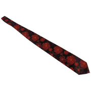 Knightsbridge Neckwear Kensington Floral Silk Tie - Black/Red