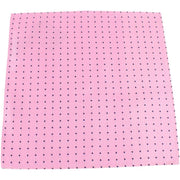 Knightsbridge Neckwear Pin Dot Silk Pocket Square - Pink/Navy