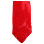 Knightsbridge Neckwear Velvet Tie - Red