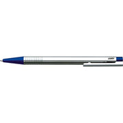 Lamy Logo Matte Stainless Steel Ballpoint Pen - Blue