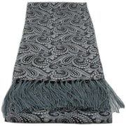 Michelsons of London All Over Paisley Silk Scarf - Black