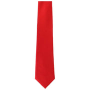 Michelsons of London Basket Weave Silk Tie - Red