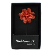 Michelsons of London Flower Lapel Pin - Peach