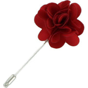 Michelsons of London Flower Lapel Pin - Red