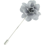 Michelsons of London Flower Lapel Pin - Silver