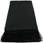Michelsons of London Narrow Dress Silk Scarf - Black