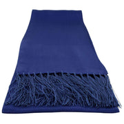 Michelsons of London Narrow Textured Silk Dress Scarf - Royal Blue