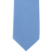 Michelsons of London Semi Plain Tie and Pocket Square Set - Ice Blue