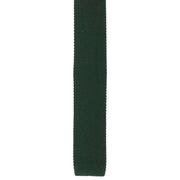 Michelsons of London Silk Knitted Skinny Tie - Green