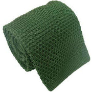 Michelsons of London Silk Knitted Tie - Green