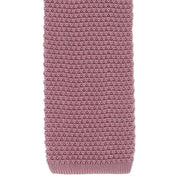 Michelsons of London Silk Knitted Tie - Pink