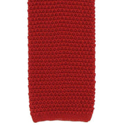 Michelsons of London Silk Knitted Tie - Red
