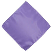 Michelsons of London Slim Satin Polyester Pocket Square and Tie Set - Lilac