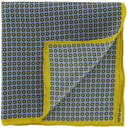 Michelsons of London Spot Geo Handkerchief - Yellow