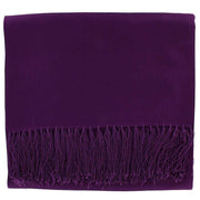 Michelsons of London Wide Textured Silk Dress Scarf - Purple
